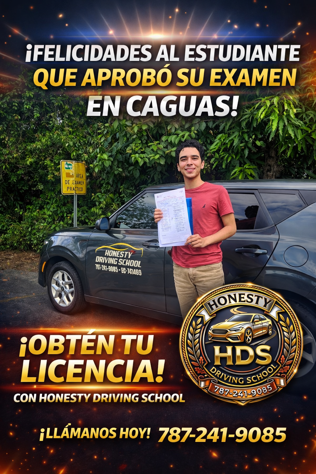 Examen de conducir en Caguas